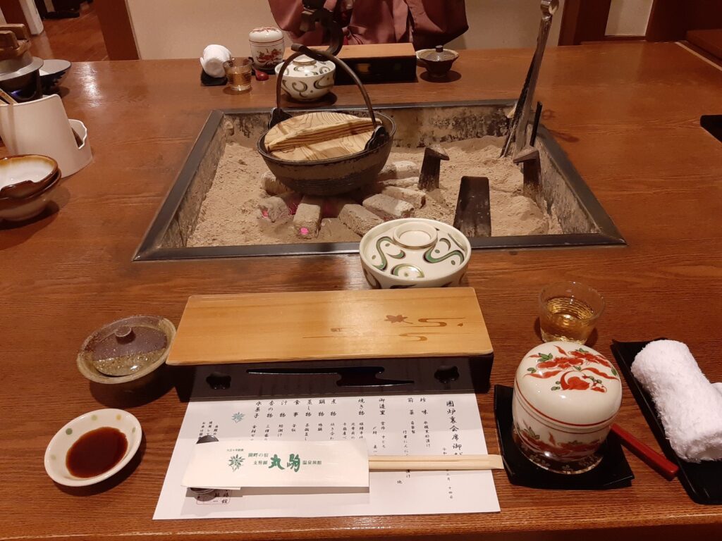 丸駒温泉の夕食
