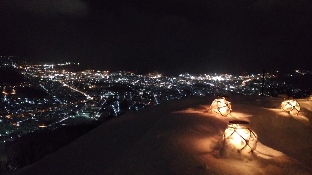 小樽　雪あかり　天狗山