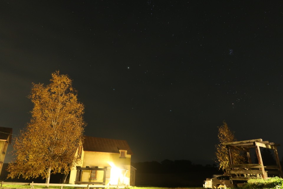 スプウン谷のザワザワ村　星空