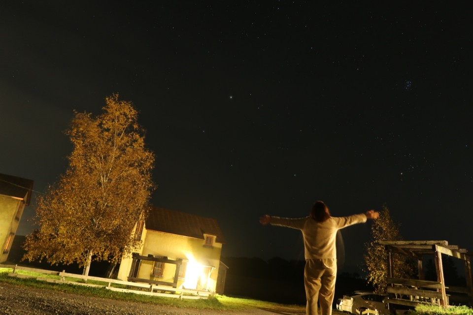 スプウン谷のザワザワ村　星空